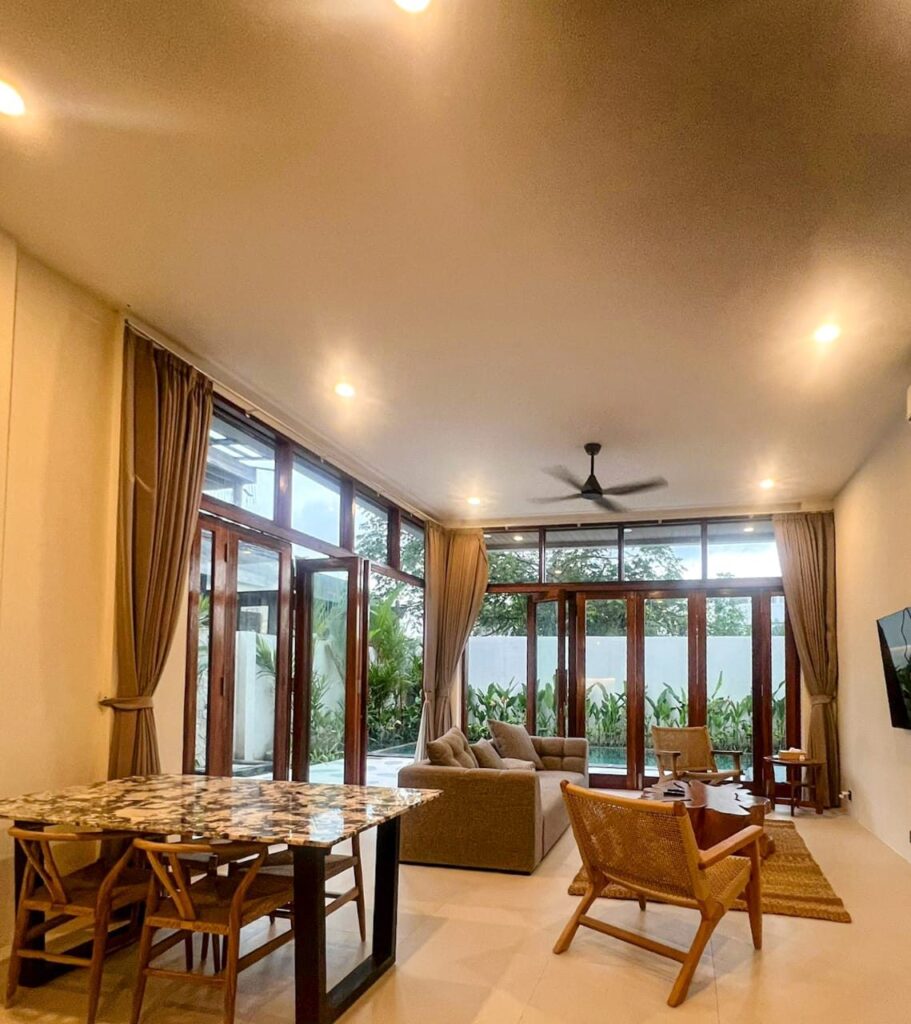 Living and dining room